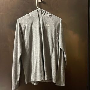 Grey under amour light hoodie